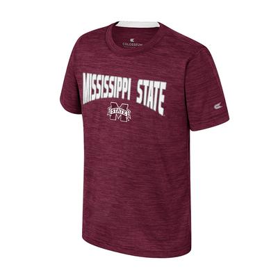 Mississippi State Colosseum YOUTH Rylos Poly Tee