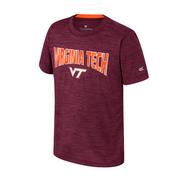  Virginia Tech Colosseum Youth Rylos Poly Tee