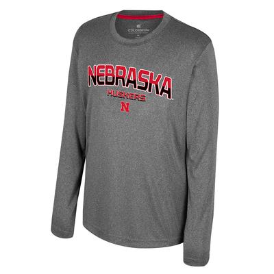 Nebraska Colosseum YOUTH In The Comp Poly Long Sleeve Tee