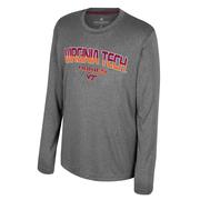  Virginia Tech Colosseum Youth In The Comp Poly Long Sleeve Tee