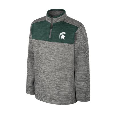 Michigan State Colosseum YOUTH Rylos Fleece 1/4 Zip