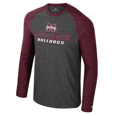 Mississippi State Colosseum Revolution Raglan Long Sleeve Tee