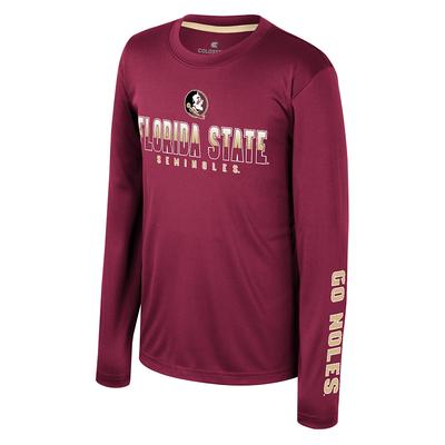 Florida State Colosseum YOUTH Armada Poly Long Sleeve Tee