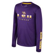  Lsu Colosseum Youth Armada Poly Long Sleeve Tee