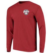  Nebraska Volleyball Comfort Colors Ls Tee