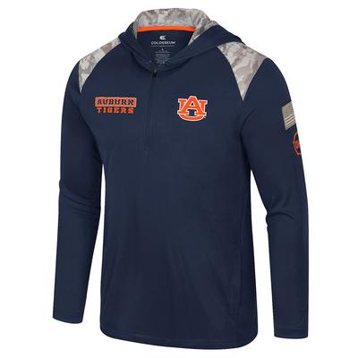 Auburn Colosseum OHT 1/4 Zip Hooded Windshirt