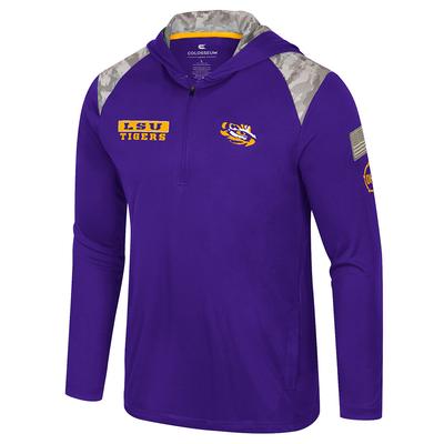 LSU Colosseum OHT 1/4 Zip Hooded Windshirt