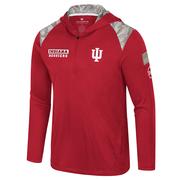  Indiana Colosseum Oht 1/4 Zip Hooded Windshirt