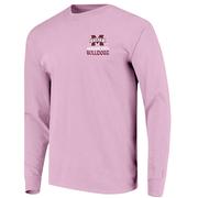  Msu Image One School Preppy Posters Comfort Colors Ls Tee