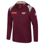  Virginia Tech Colosseum Oht 1/4 Zip Hooded Windshirt