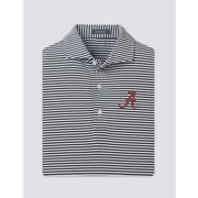  Alabama Turtleson Cooper Stripe Performance Polo