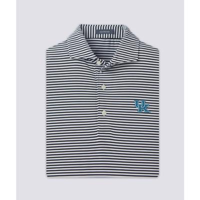 Kentucky Turtleson Cooper Stripe Performance Polo