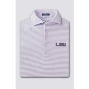  Lsu Turtleson Dylan Stripe Performance Polo