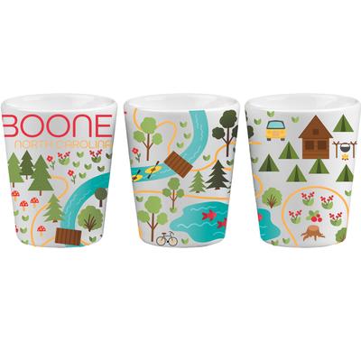 Boone 2 Oz Ceramic Shot Glass