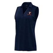  Virginia Antigua Women's Sleeveless Layout Polo