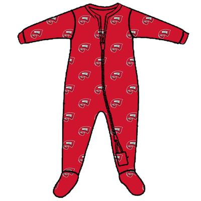 Western Kentucky Wes And Willy Infant Zip Pajamas