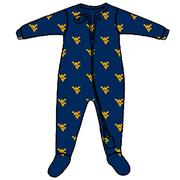  West Virginia Wes And Willy Infant Zip Pajamas