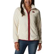  Arkansas Columbia Women's Collegiate Fireside Ii Sherpa Full Zip Jacket