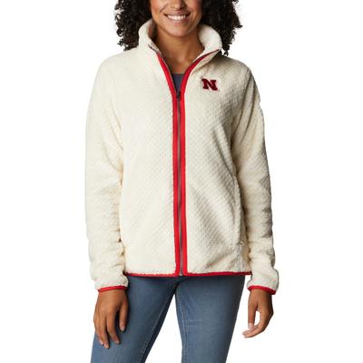 Nebraska Columbia Women's Collegiate Fireside II Sherpa Full Zip Jacket