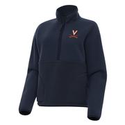  Virginia Antigua Women's Figure 1/2 Zip Pullover