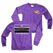  Lsu Wes And Willy Kids Tri- Blend French Terry Crew