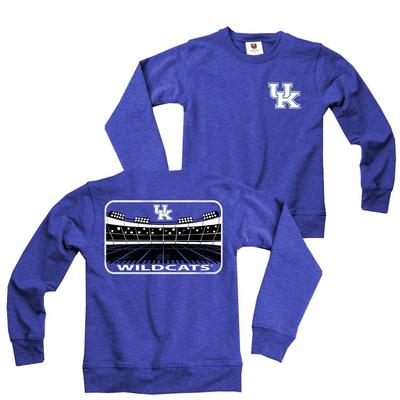 Kentucky Wes And Willy Kids Tri-Blend French Terry Crew