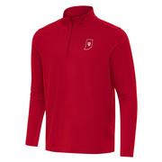  Indiana Outline Antigua Men's Intent 1/4 Zip Pullover