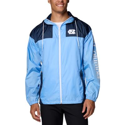 UNC Columbia Flash Challenger II Windbreaker Jacket