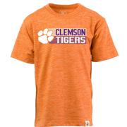  Clemson Wes And Willy Kids Cloudy Yarn Tee