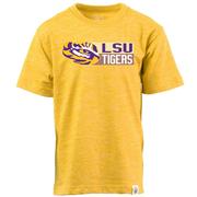  Lsu Wes And Willy Kids Cloudy Yarn Tee