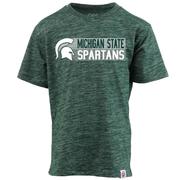  Michigan State Wes And Willy Kids Cloudy Yarn Tee