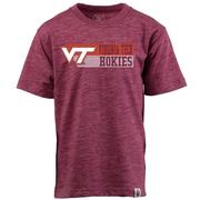  Virginia Tech Wes And Willy Kids Cloudy Yarn Tee