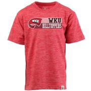  Western Kentucky Wes And Willy Youth Cloudy Yarn Tee