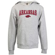  Arkansas Wes And Willy Kids Arch Over Mascot Hoodie