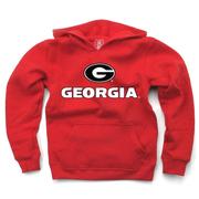  Georgia Wes And Willy Kids Logo Wordmark Hoodie