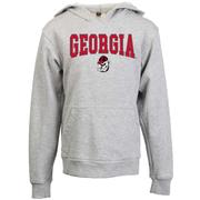  Georgia Wes And Willy Kids Arch Over Mascot Hoodie