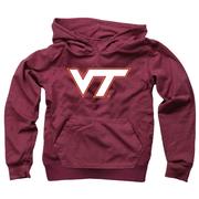  Virginia Tech Wes And Willy Toddler Primary Logo Hoodie