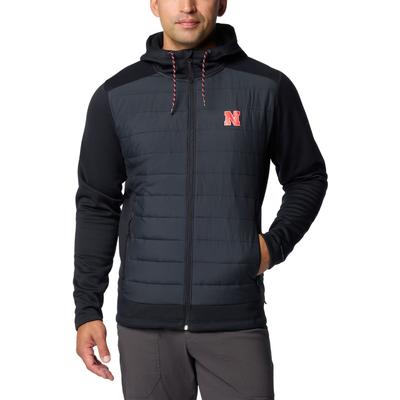 Nebraska Columbia Out Shield Full Zip Hoodie