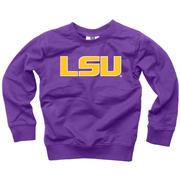  Lsu Wes And Willy Toddler Primary Logo Crew