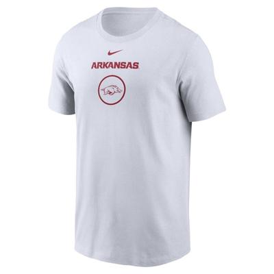 Arkansas Nike Dri-Fit Legend Basketball Practice Tee WHITE