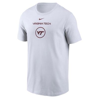 Virginia Tech Nike Dri-Fit Legend Basketball Practice Tee WHITE