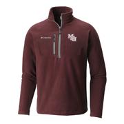  Mississippi State Columbia Men's Fast Trek Iii 1/2 Zip Pullover