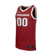  Arkansas Nike # 00 Replica Basketball Jersey