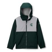  Michigan State Columbia Youth Rainy Fields Lined Jacket