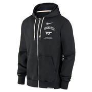  Virginia Tech Nike Dri- Fit Travel Fleece Hoodie