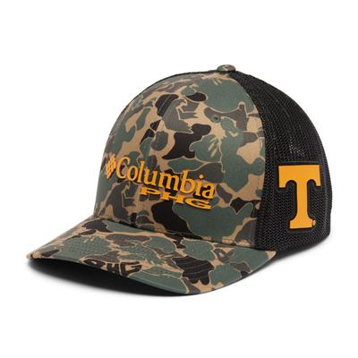 Tennessee Columbia PHG Camo Mesh Ball Cap