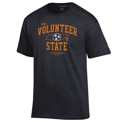 Tennessee Champion Dark Mode Volunteer State Tee