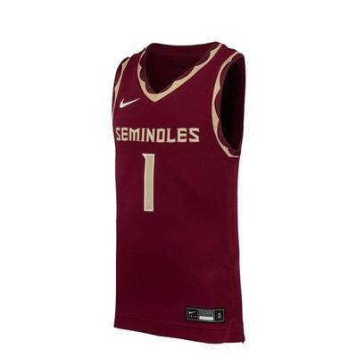 Florida State Nike YOUTH Basketball #1 Jersey