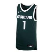  Michigan State Nike Youth Basketball # 1 Jersey