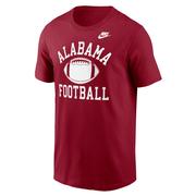  Alabama Nike Cotton Football Logo Tee